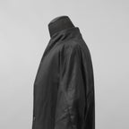 希少 LEON EMANUEL BLANCK レオン エマニュエル ブランク / 美品 FORCED SHORT BLAZER コーティング デニム ジャケット / size 46 (BLACK)
