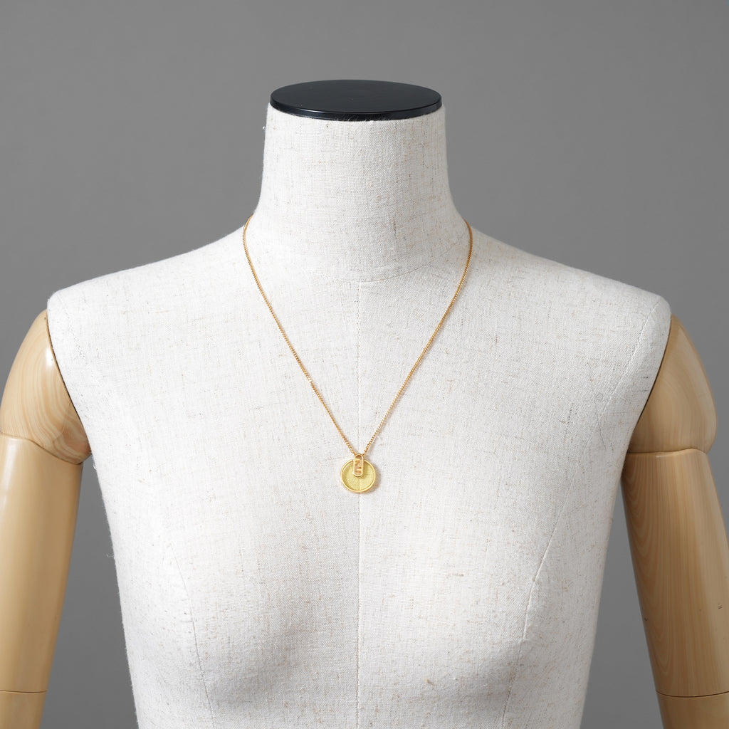 FENDI フェンディ / O'Lock オーロックネックレス / MV5221 / GOLD×YELLOW アクセサリー