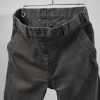 DEVOA デヴォア / 美品 Anatomical Slim Pants アナトミカル スリム パンツ / size 1 (DARK GRAY)
