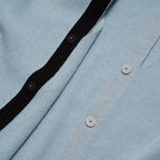 FENDI フェンディ/23AW 美品 アシンメトリー カシミヤカーディガン / FZC971 ANJJ /size 40 (LIGHTBLUE)