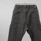 DEVOA デヴォア / 美品 Anatomical Slim Pants アナトミカル スリム パンツ / size 1 (DARK GRAY)