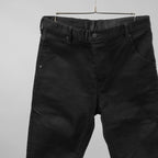 RIPVANWINKLE リップヴァンウィンクル / 21AW 美品 Standard Jeans オーバロック デニム パンツ / RB-307 / size 3 (BLACK)