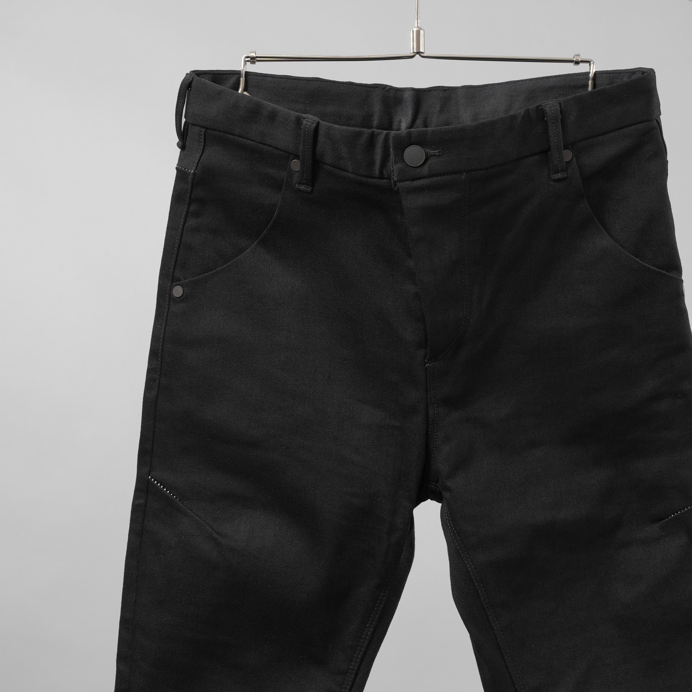 RIPVANWINKLE リップヴァンウィンクル / 21AW 美品 Standard Jeans オーバロック デニム パンツ / RB-307 / size 3 (BLACK)