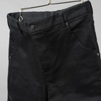 RIPVANWINKLE リップヴァンウィンクル / 21AW 美品 Standard Jeans オーバロック デニム パンツ / RB-307 / size 3 (BLACK)