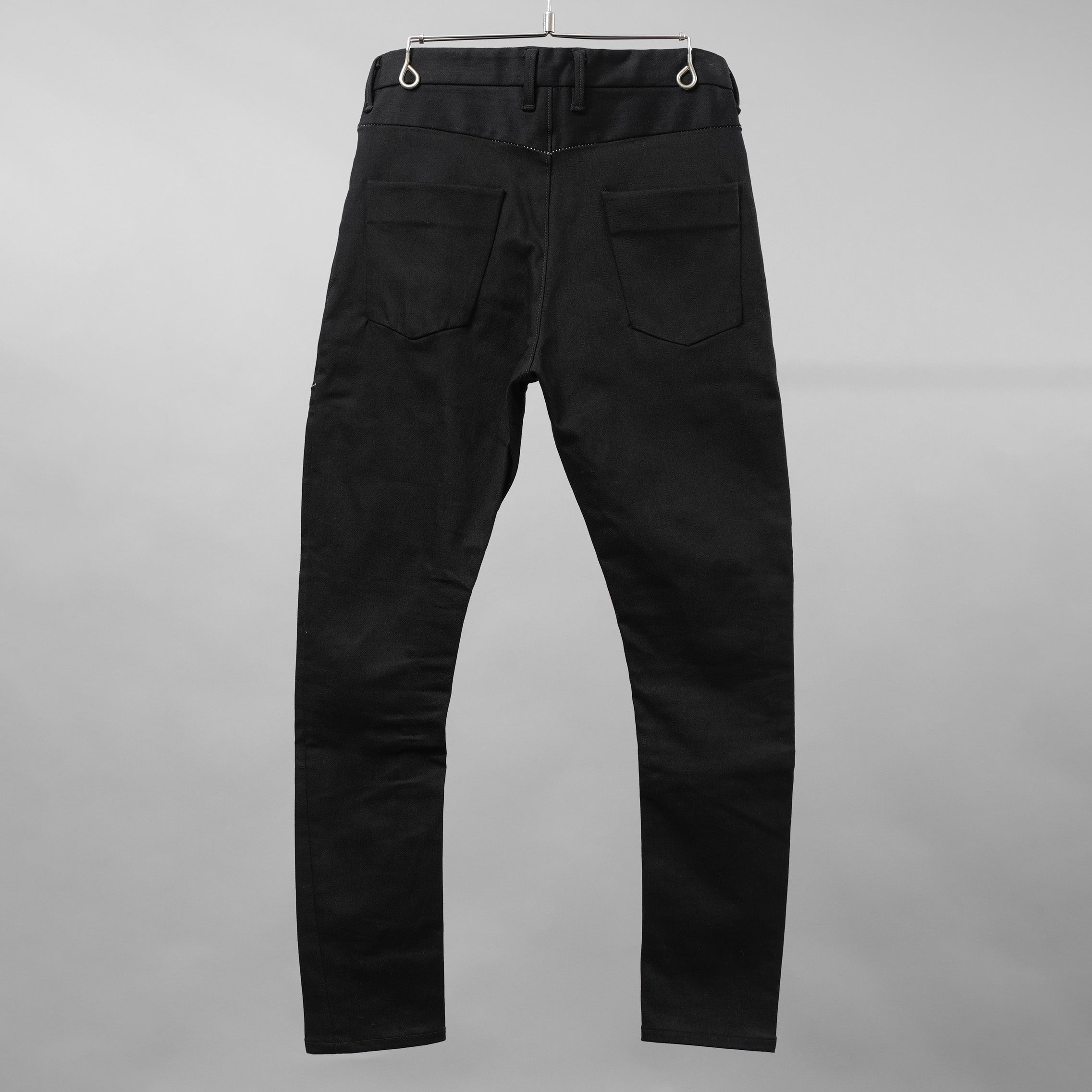 RIPVANWINKLE リップヴァンウィンクル / 21AW 美品 Standard Jeans オーバロック デニム パンツ / RB-307 / size 3 (BLACK)
