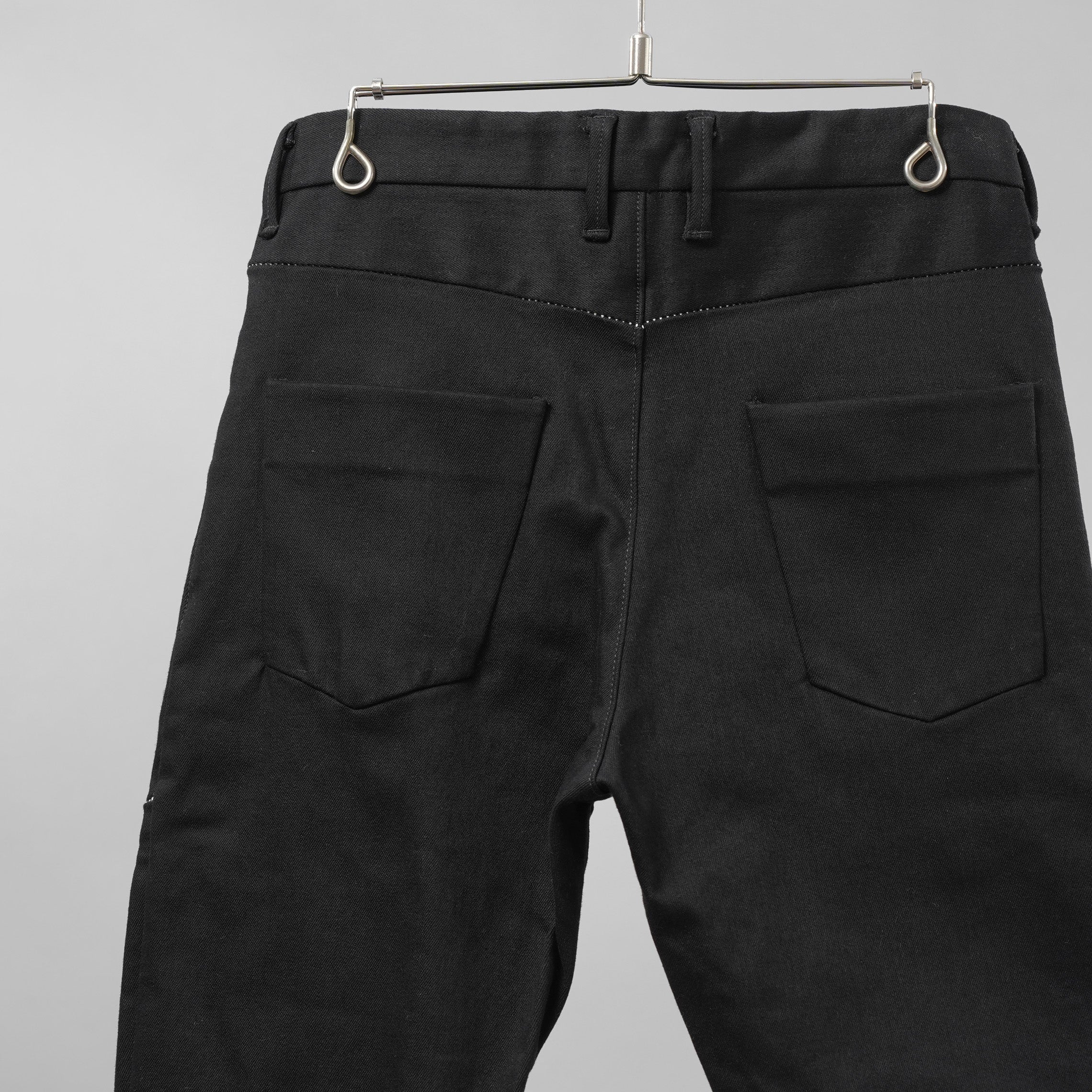 RIPVANWINKLE リップヴァンウィンクル / 21AW 美品 Standard Jeans オーバロック デニム パンツ / RB-307 / size 3 (BLACK)