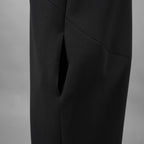 YOKO CHAN ヨーコチャン / 美品 24SS ラッフルスリーブパールスリットラインドレス ワンピース / YCD-124-913 / size 40 (BLACK) レディース