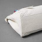 希少 FENDI フェンディ / ピーカーブー ミニ パイソン バッグ / 蛇革 スカーフ付き / WHITE /2WAY  ハンドバッグ ショルダーバッグ