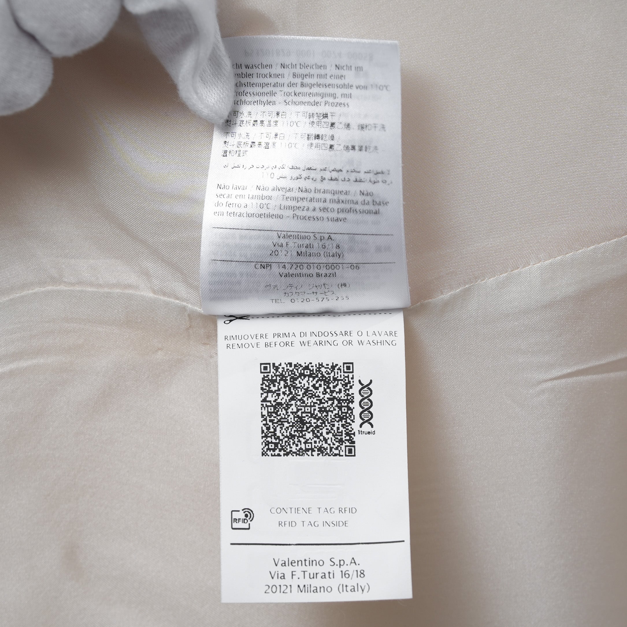 VALENTINO ヴァレンティノ / 18AW フレアミニスカート / QB2RA3N11CF / size 40 (IVORY) レディース