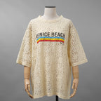 N°21 ヌメロヴェントゥーノ / 22SS プリントレースTシャツ / 22S-G141-4123 / size 40 (IVORY) レディース