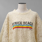 N°21 ヌメロヴェントゥーノ / 22SS プリントレースTシャツ / 22S-G141-4123 / size 40 (IVORY) レディース