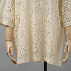 N°21 ヌメロヴェントゥーノ / 22SS プリントレースTシャツ / 22S-G141-4123 / size 40 (IVORY) レディース