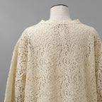 N°21 ヌメロヴェントゥーノ / 22SS プリントレースTシャツ / 22S-G141-4123 / size 40 (IVORY) レディース