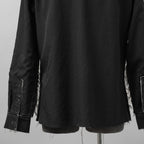 B Yohji Yamamoto ヨウジヤマモト / 18AW Cut Off Shirt カットオフシャツ 長袖シャツ / NV-B51-808 / size 3 (BLACK)