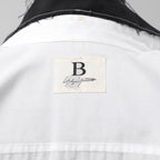 B Yohji Yamamoto ヨウジヤマモト / 18AW Cut Off Shirt カットオフシャツ 長袖シャツ / NV-B51-808 / size 3 (BLACK)