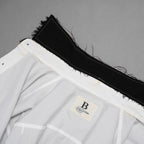 B Yohji Yamamoto ヨウジヤマモト / 18AW Cut Off Shirt カットオフシャツ 長袖シャツ / NV-B51-808 / size 3 (BLACK)