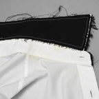 B Yohji Yamamoto ヨウジヤマモト / 18AW Cut Off Shirt カットオフシャツ 長袖シャツ / NV-B51-808 / size 3 (BLACK)