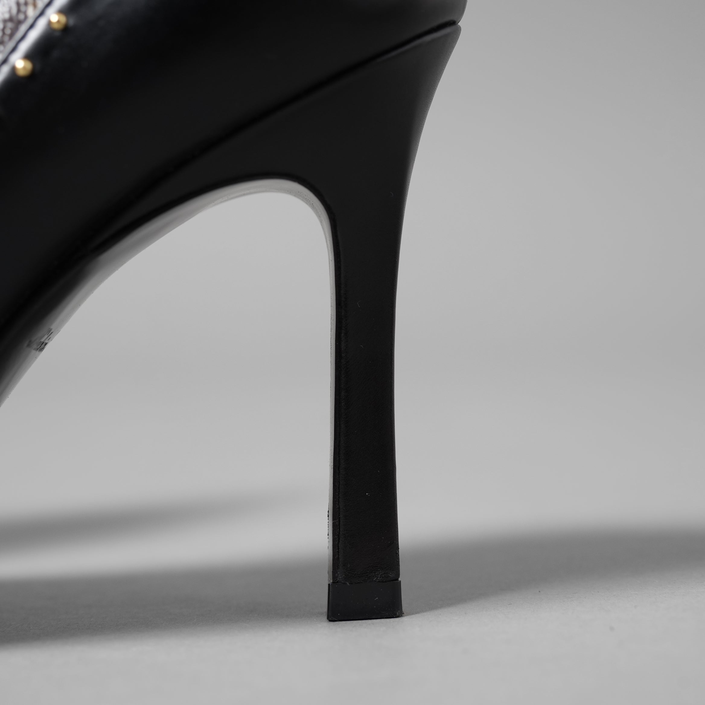 LOUIS VUITTON ルイヴィトン  / シェリー ライン パンプス Cherie pumps モノグラム / size 36 (23cm) BLACK x BROWN）