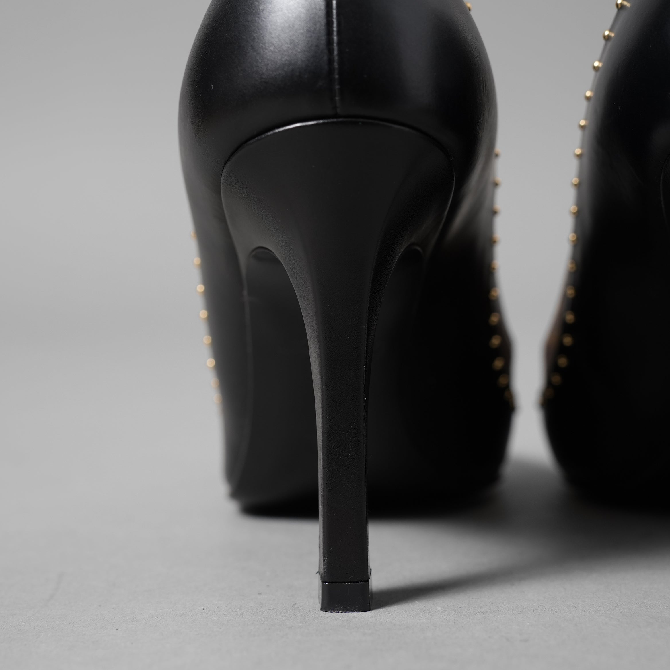 LOUIS VUITTON ルイヴィトン  / シェリー ライン パンプス Cherie pumps モノグラム / size 36 (23cm) BLACK x BROWN）