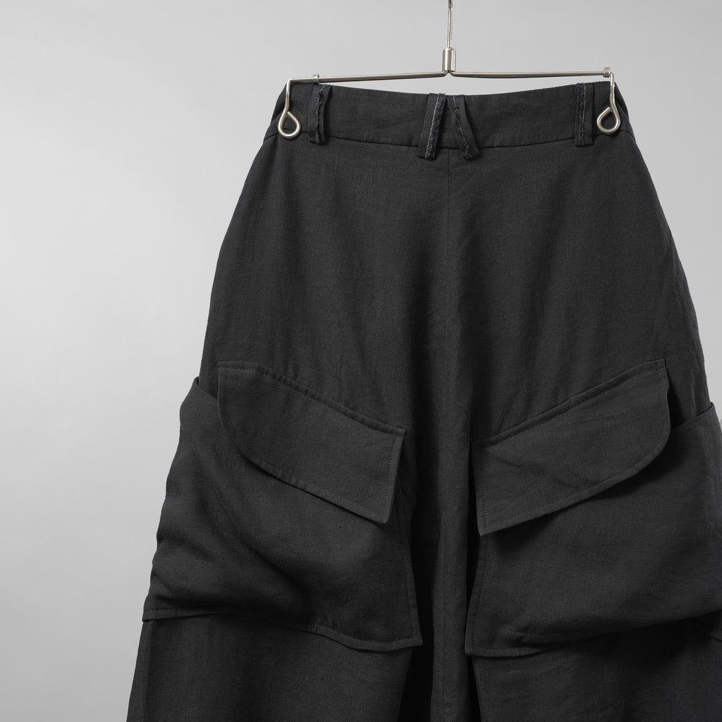 希少 SOSNOVSKA ソスノブスカ / Loaded Pocket Pants パンツ ボトムス / size M (BLACK)