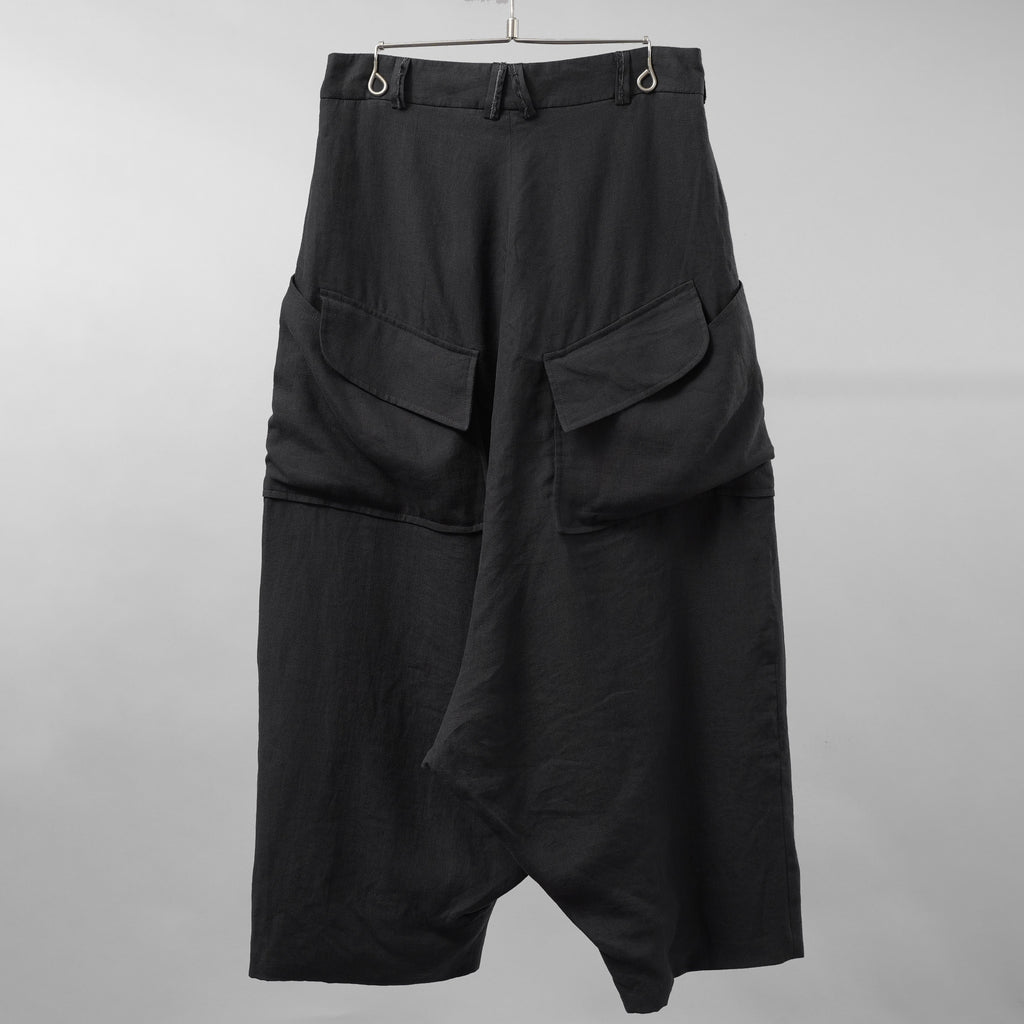 希少 SOSNOVSKA ソスノブスカ / Loaded Pocket Pants パンツ ボトムス / size M (BLACK)