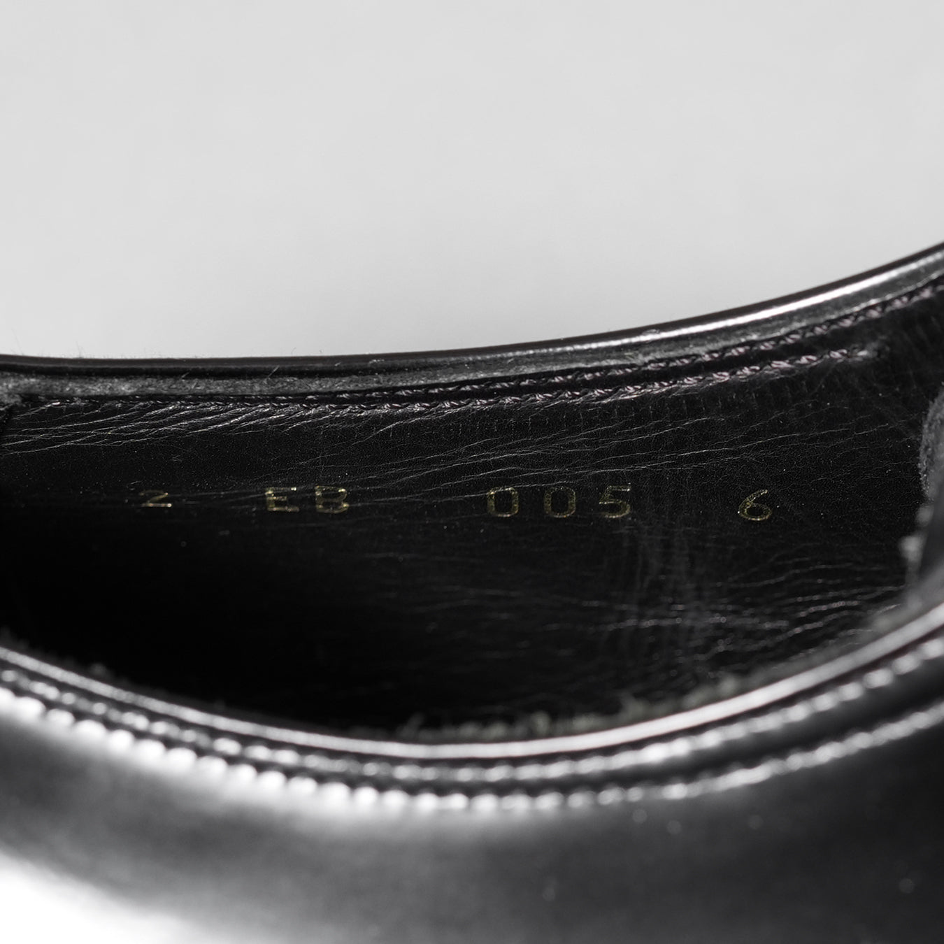 PRADA プラダ / パンチング レザー ダービーシューズ / size 6 (25cm) BLACK