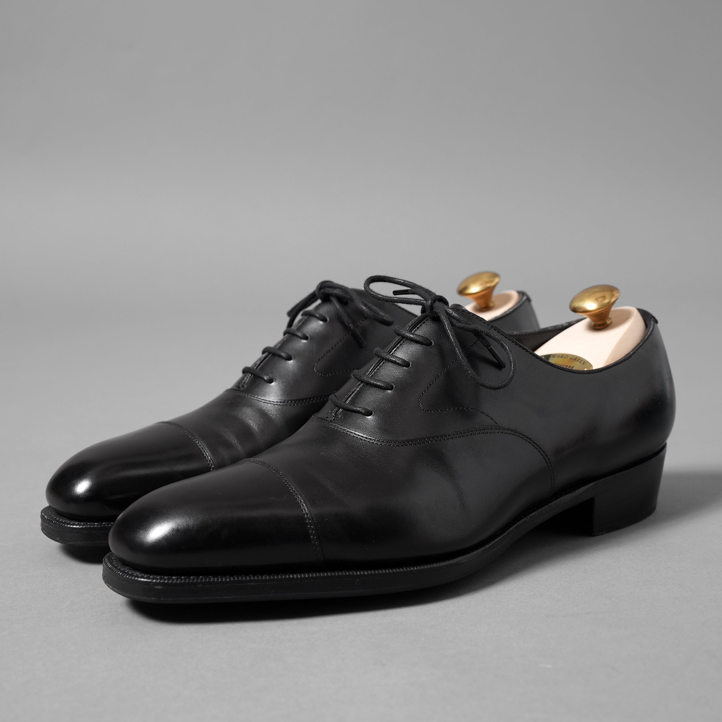 EDWARD GREEN エドワードグリーン / 美品 CHELSEAチェルシー / E888 ラスト / ドレスシューズ / size 7.5 (26cm) BLACK 短靴