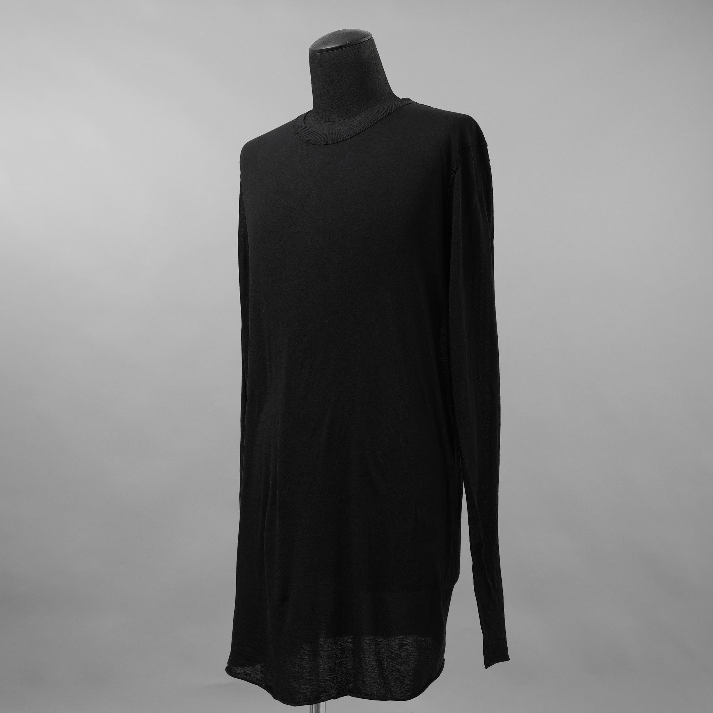 BORIS BIDJAN SABERI ボリスビジャンサベリ / 美品 LS1.5 コットン ロングスリーブシャツ 長袖Tシャツ / size S 程度  (BLACK)