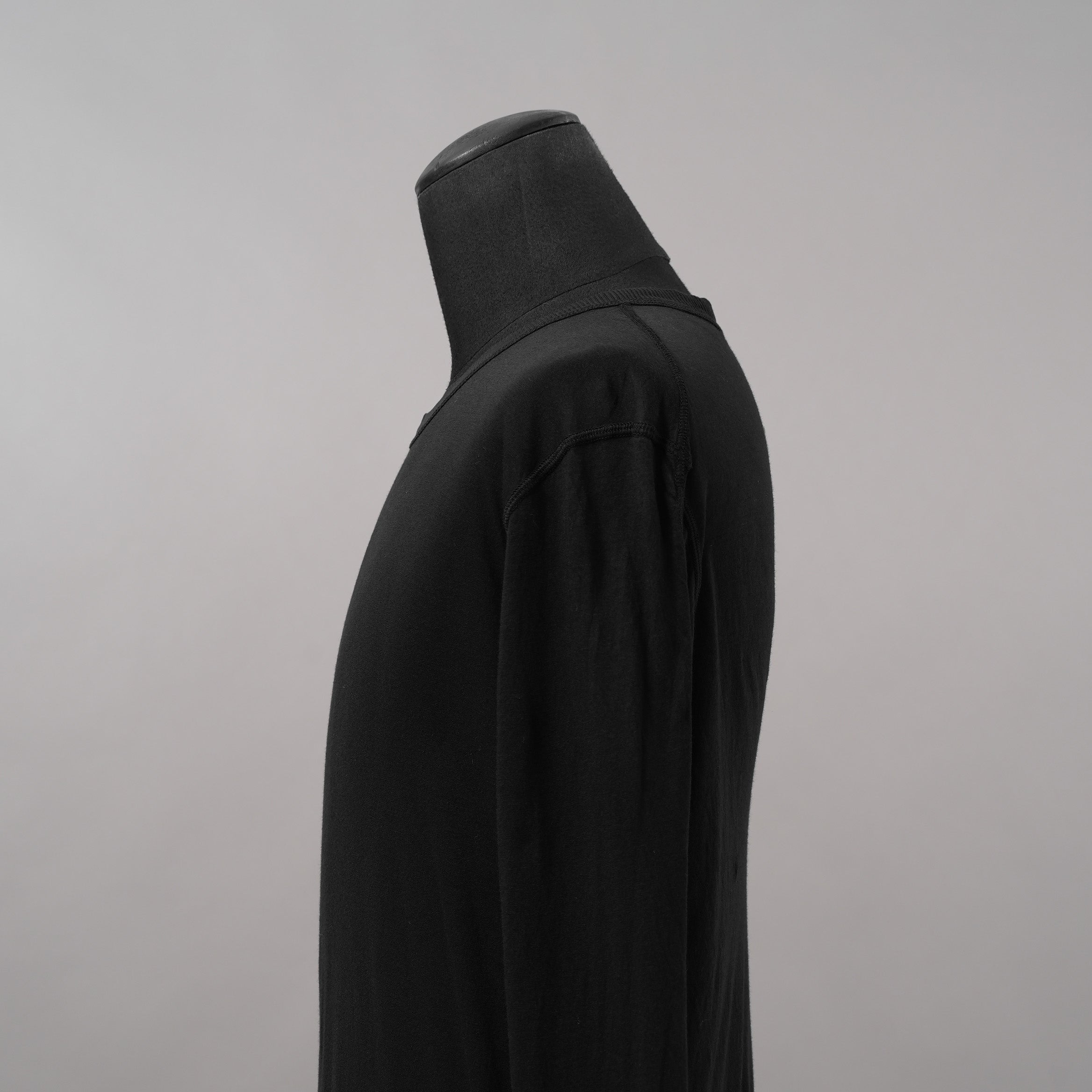 BORIS BIDJAN SABERI ボリスビジャンサベリ / 美品 LS1.5 コットン ロングスリーブシャツ 長袖Tシャツ / size S 程度  (BLACK)