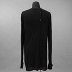 BORIS BIDJAN SABERI ボリスビジャンサベリ / 美品 LS1.5 コットン ロングスリーブシャツ 長袖Tシャツ / size S 程度  (BLACK)