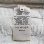 HERMES エルメス / 24AW 美品 Hモチーフ ウール 長袖ニット ワンピース  正規品  / 4H2523D3 / size36 (WHITE)