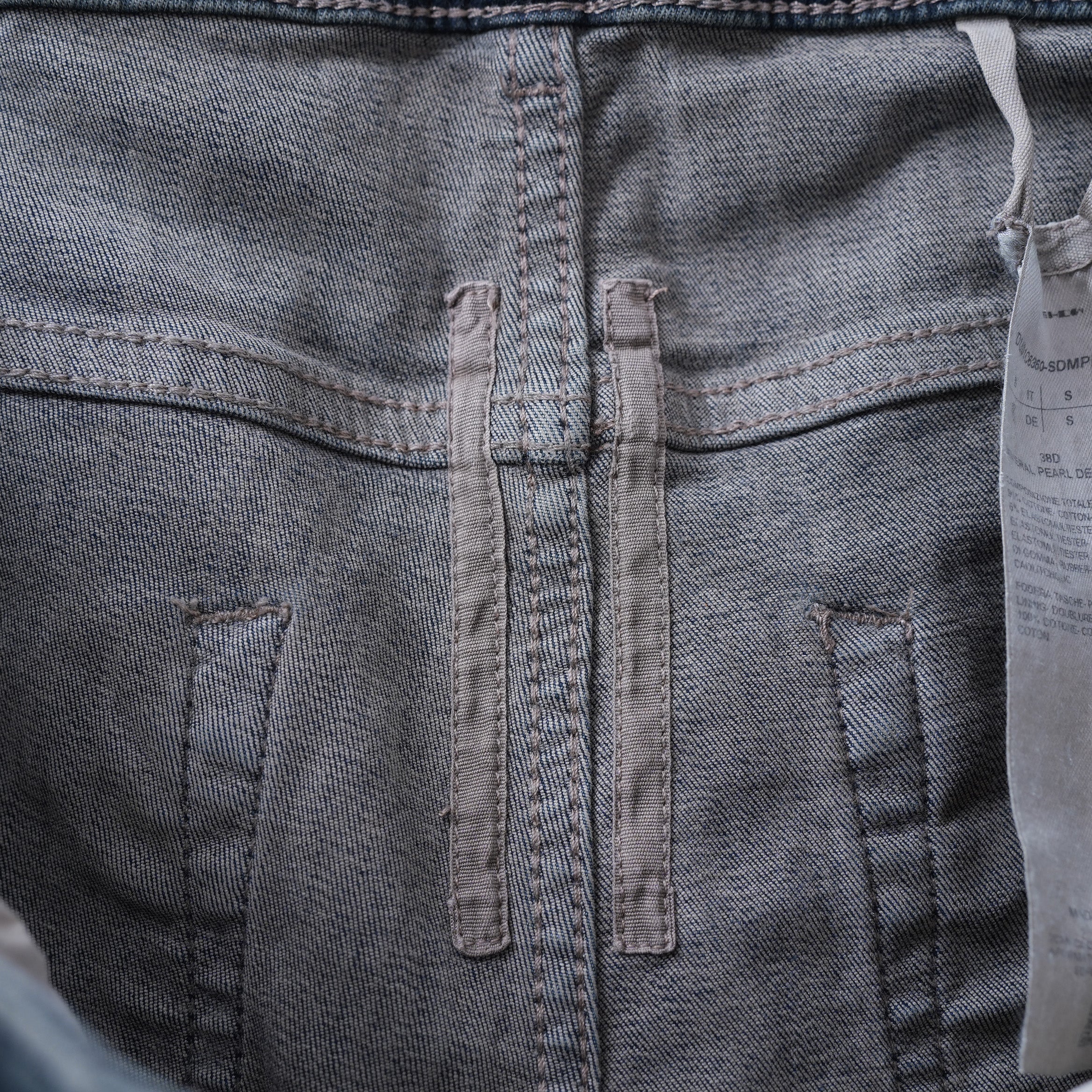 Rick Owens DRKSHDW リックオウエンス ダークシャドウ / 美品 23SS Easy Nagakin Joggers Mineral Pearl Degrade パンツ / DU01C6360-SDMPDE / size S (INDIGO)