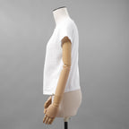 HERNO ヘルノ / 24SS SUPERFINE COTTON JERSEY SPRING LACE 半袖Tシャツ / size 71291-68332-1 /  size40 (WHITE) レディース