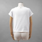 HERNO ヘルノ / 24SS SUPERFINE COTTON JERSEY SPRING LACE 半袖Tシャツ / size 71291-68332-1 /  size40 (WHITE) レディース