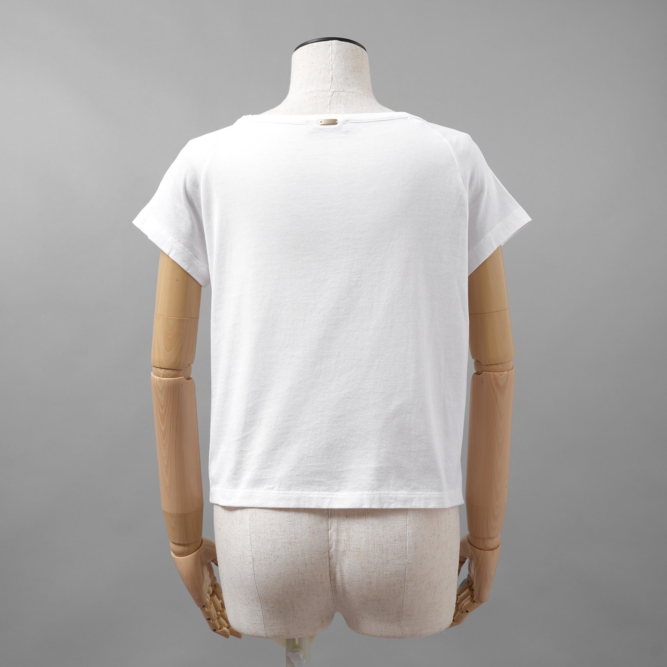 HERNO ヘルノ / 24SS SUPERFINE COTTON JERSEY SPRING LACE 半袖Tシャツ / size 71291-68332-1 /  size40 (WHITE) レディース