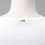 HERNO ヘルノ / 24SS SUPERFINE COTTON JERSEY SPRING LACE 半袖Tシャツ / size 71291-68332-1 /  size40 (WHITE) レディース