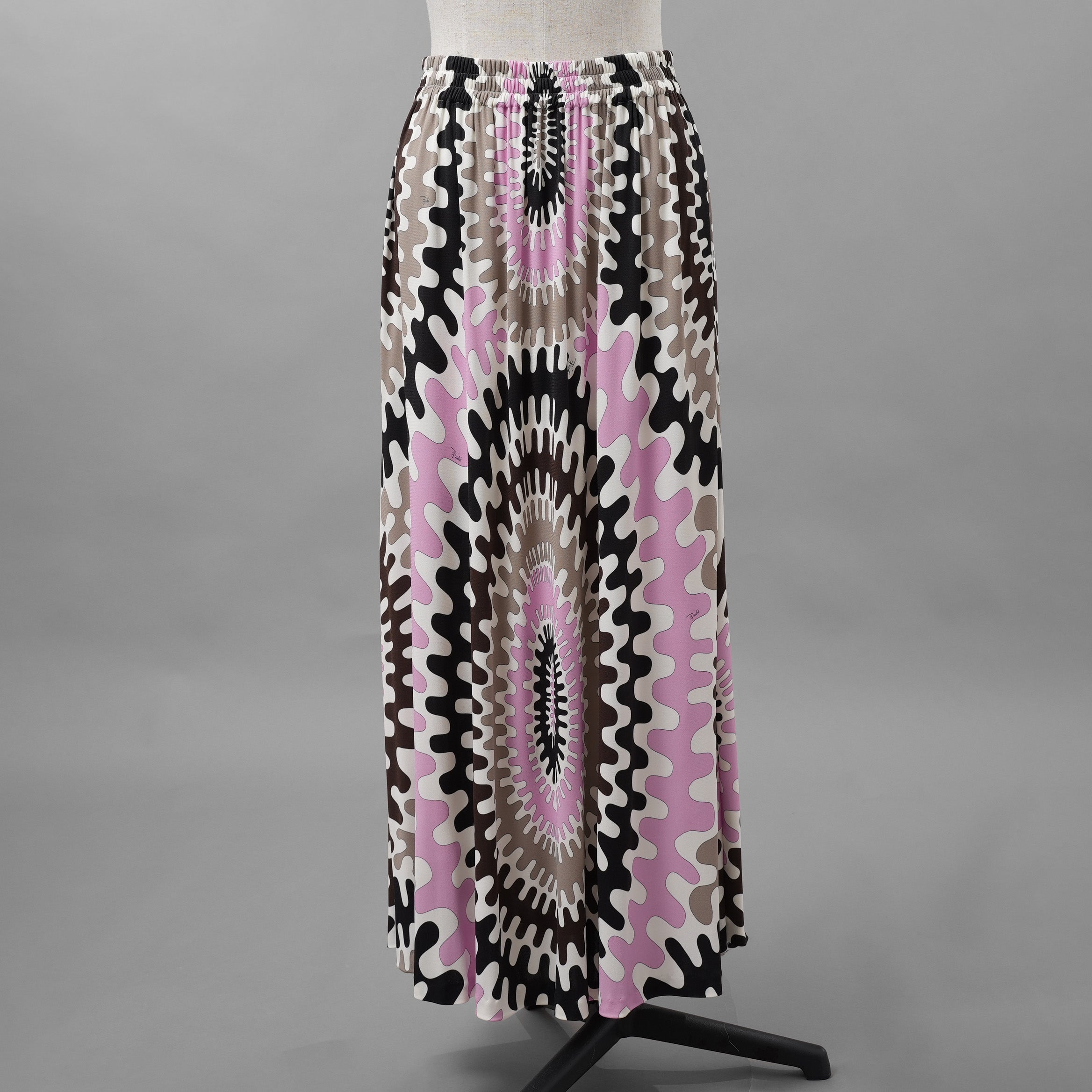 EMILIO PUCCI エミリオプッチ / 17AW プッチ柄 ロングスカート / 72JW04 / size 36 (MULTICOLOR) レディース