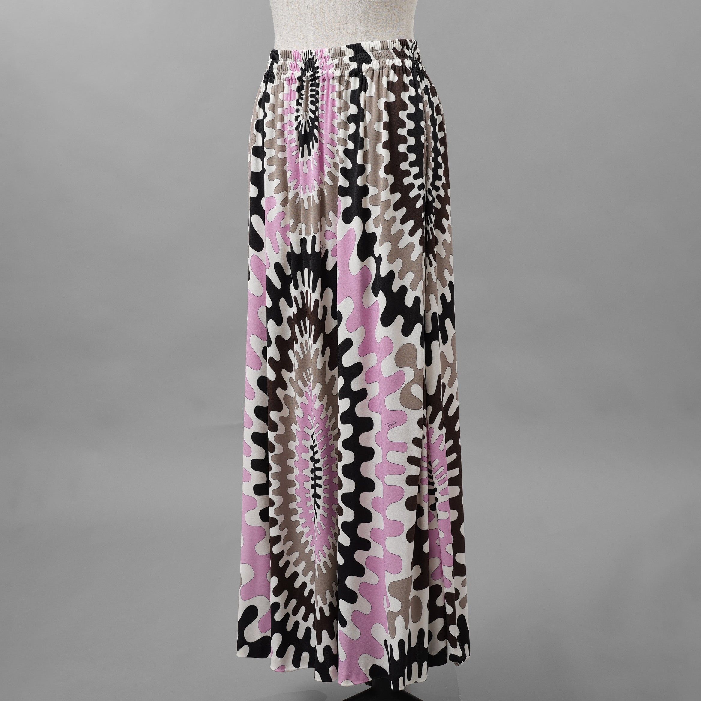 EMILIO PUCCI エミリオプッチ / 17AW プッチ柄 ロングスカート / 72JW04 / size 36 (MULTICOLOR) レディース