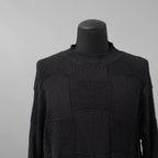 YUTA MATSUOKA ユウタ マツオカ / 25SS 和紙シルクニット プルオーバー 長袖ニット/ size 2 (BLACK)