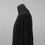 YUTA MATSUOKA ユウタ マツオカ / 25SS 和紙シルクニット プルオーバー 長袖ニット/ size 2 (BLACK)