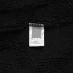 YUTA MATSUOKA ユウタ マツオカ / 25SS 和紙シルクニット プルオーバー 長袖ニット/ size 2 (BLACK)