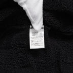 YUTA MATSUOKA ユウタ マツオカ / 25SS 和紙シルクニット プルオーバー 長袖ニット/ size 2 (BLACK)