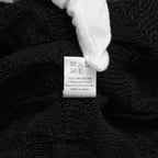 YUTA MATSUOKA ユウタ マツオカ / 25SS 和紙シルクニット プルオーバー 長袖ニット/ size 2 (BLACK)