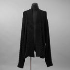 Greg Lauren グレッグローレン / 美品 25SS ロンハーマン別注 Fisherman Sweater フィッシャーマン ニット カーディガン / JM033 RN-151948 / size 2 (BLACK)