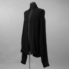 Greg Lauren グレッグローレン / 美品 25SS ロンハーマン別注 Fisherman Sweater フィッシャーマン ニット カーディガン / JM033 RN-151948 / size 2 (BLACK)