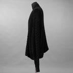 Greg Lauren グレッグローレン / 美品 25SS ロンハーマン別注 Fisherman Sweater フィッシャーマン ニット カーディガン / JM033 RN-151948 / size 2 (BLACK)