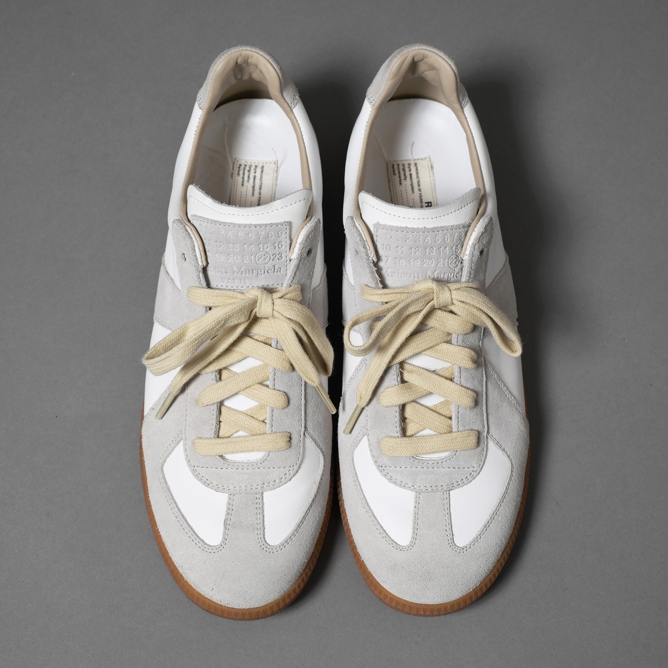 Maison Margiela メゾンマルジェラ / 美品 REPLICA レプリカ / レースアップ シューズ スニーカー / S58WS0109 P1895 / size42 (WHITE)