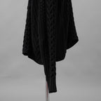 Greg Lauren グレッグローレン / 美品 25SS ロンハーマン別注 Fisherman Sweater フィッシャーマン ニット カーディガン / JM033 RN-151948 / size 2 (BLACK)