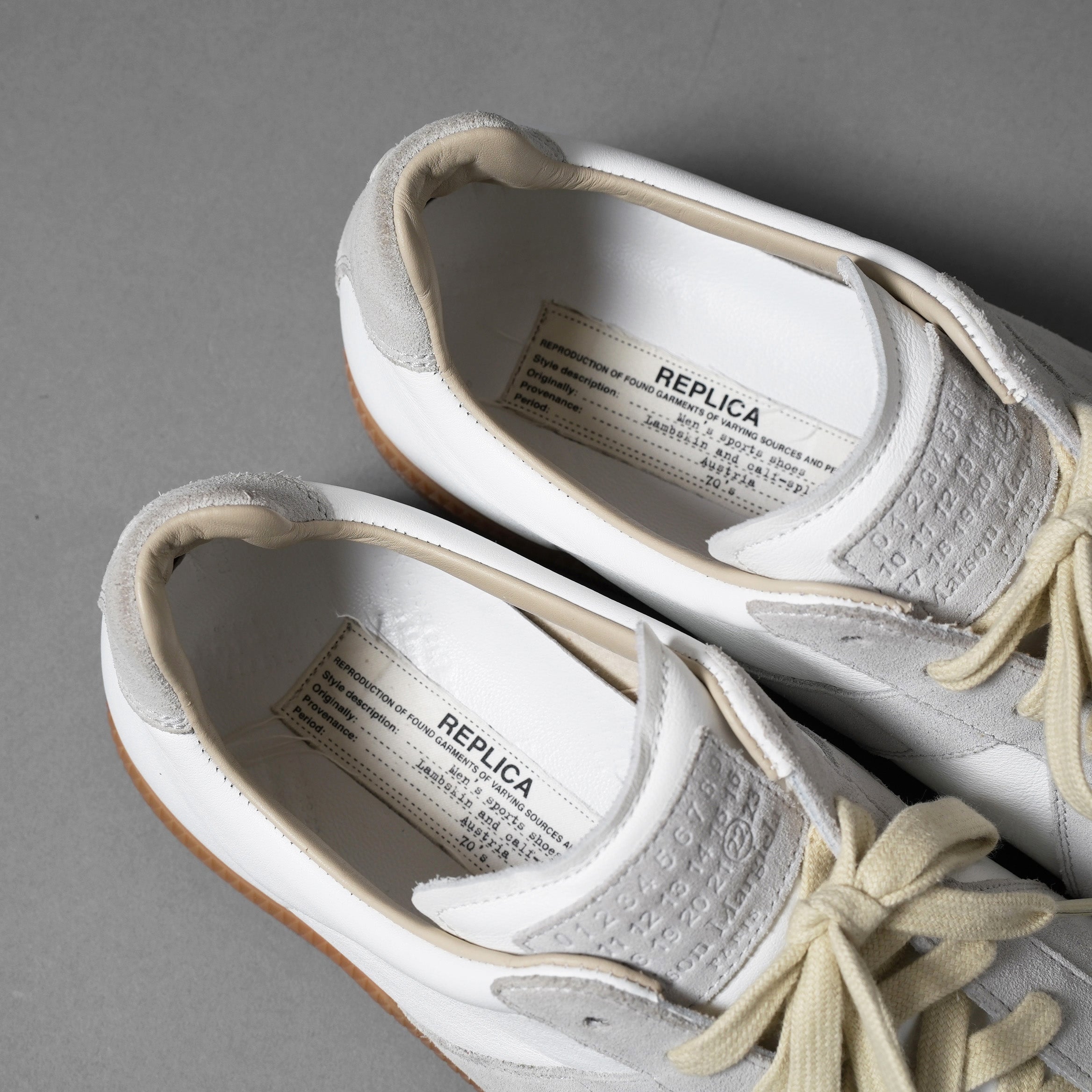 Maison Margiela メゾンマルジェラ / 美品 REPLICA レプリカ / レースアップ シューズ スニーカー / S58WS0109 P1895 / size42 (WHITE)