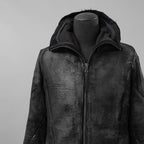 Leon Emanuel Blanck レオン エマニュエル ブランク / 美品 18AW FORCED STRAIGHTJACKET HEAVY CHORD with LATEX TREATMENT コーティング ジャケット / size 46  (BLACK)